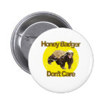 VINTAGE Honey Badger Don't Care Pinback Buttons