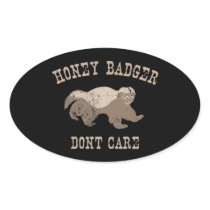 Vintage Honey Badger Sticker