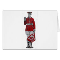 vintage hood tire dealer sign cards