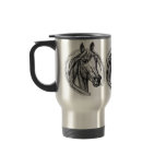 Vintage Horse & Horseshoe SS Travel Mug