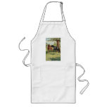 Vintage Horse Mare Stallion Equestrian Apron