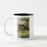 Vintage Horse Mare Stallion Equestrian Coffee Mug