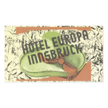 Vintage Hotel Europa Business Card