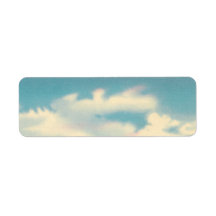 Vintage Hotel, Golden West Lodge Motel Return Address Label