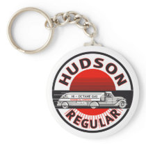 Vintage Hudson Regular gasoline sign Key Chain