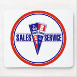 Vintage Hudson service sign Mousepads
