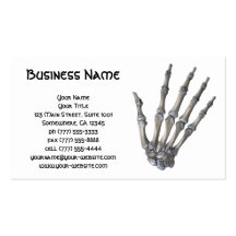 Vintage Human Anatomy Skeleton Skeletal Hands Business Cards