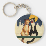 Vintage Humour Funny Silly Animals, Cats Singing Keychains