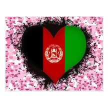 Vintage I Love Afganistan Postcards