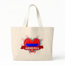 Vintage I Love Armenia Canvas Bag