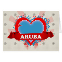 Vintage I Love Aruba Cards