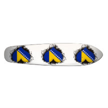 Vintage I Love Bosnia and Herzegovina Skateboards