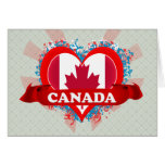 Vintage I Love Canada Cards