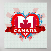 Vintage I Love Canada Posters