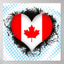 Vintage I Love Canada Posters