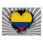 Vintage I Love Colombia Greeting Cards