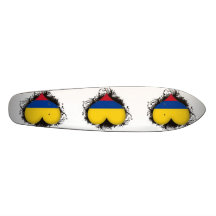 Vintage I Love Colombia Skate Deck