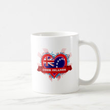 Vintage I Love Cook Islands Mugs