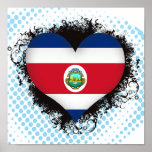 Vintage I Love Costa Rica Print