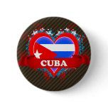 Vintage I Love Cuba buttons