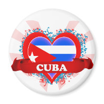 Vintage I Love Cuba Refrigerator Magnets