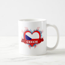 Vintage I Love Czech Mug