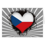 Vintage I Love Czech Republic Greeting Card
