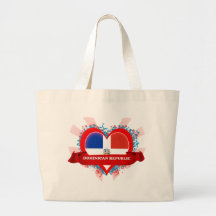 Vintage I Love Dominican Republic Bags