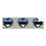 Vintage I Love Estonia Bumper Stickers