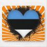 Vintage I Love Estonia Mousepad