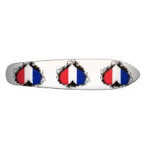 Vintage I Love France Skateboards
