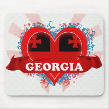 Vintage I Love Georgia Mouse Pad