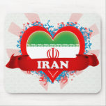 Vintage I Love Iran Mouse Pads