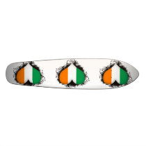 Vintage I Love Ireland Skate Board Deck