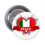 Vintage I Love Italy Pin