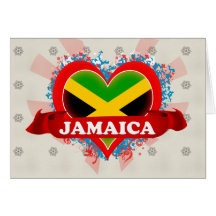 Vintage I Love Jamaica Cards