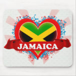 Vintage I Love Jamaica Mouse Pad
