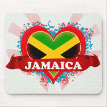 Vintage I Love Jamaica Mouse Pad