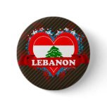 Vintage I Love Lebanon Buttons