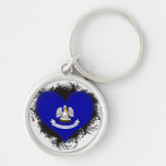 Vintage I Love Louisiana Keychains