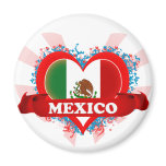 Vintage I Love Mexico Fridge Magnets