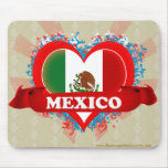 Vintage I Love Mexico Mouse Pad