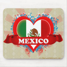 Vintage I Love Mexico Mouse Pad