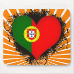 Vintage I Love Portugal Mousepad