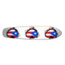 Vintage I Love Puerto Rico Skate Boards