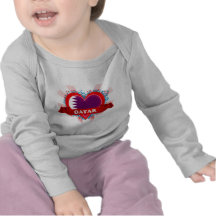 Vintage I Love Qatar Tshirt