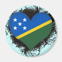 Vintage I Love Solomon Islands Magnets