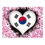 Vintage I Love South Korea Post Cards