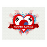 Vintage I Love South Korea Post Cards