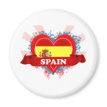 Vintage I Love Spain Magnet